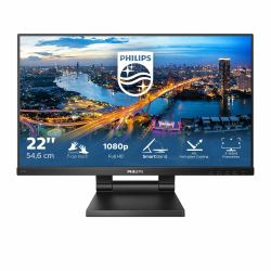 Philips B Line 222B1TC/00 επίπεδη οθόνη 54,6 cm [21.5"] 1920 x 1080 εικονοστοιχεία Full HD LED Οθόνη αφής Μαύρος [Μαύρο] 