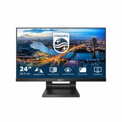 Philips 242B1TC/00 επίπεδη οθόνη 60,5 cm [23.8"] 1920 x 1080 εικονοστοιχεία Full HD LED Οθόνη αφής Μαύρος [Μαύρο] 