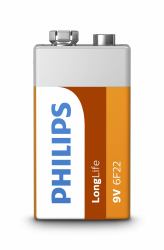 Philips LongLife 6F22L1B/10 μπαταρία οικιακής χρήσης Μπαταρία μίας χρήσης Ψευδαργύρου-άνθρακα 