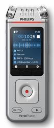 Philips DVT4115 Digital Voice Tracer Flash card Xρώμιο, Άργυρος 