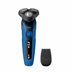 Philips SHAVER Series 5000 S5466/17 ξυριστική μηχανή ανδρών Περιστροφική ξυριστική μηχανή Μαύρος [Μαύρο], Μπλε 