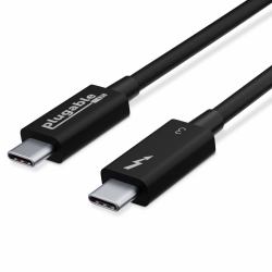 Plugable Technologies TBT3-40G80CM Thunderbolt καλώδιο 0,8 m 40 Gbit/s Μαύρος [Μαύρο] 