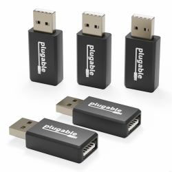 Plugable Technologies USB-MC1-5X μετατροπέας καλωδίου USB A Μαύρος [Μαύρο] 