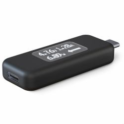 Plugable Technologies USBC-VAMETER δοκιμαστής τροφοδοσίας Μαύρος [Μαύρο] 