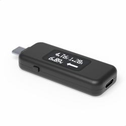 Plugable Technologies USBC-VAMETER3 δοκιμαστής τροφοδοσίας Μαύρος [Μαύρο] 