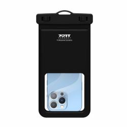 Port Designs 901884 θήκη κινητού τηλεφώνου 17 cm [6.7"] Pouch case Μαύρος [Μαύρο], Διαφανής 
