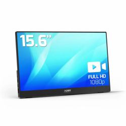 Port Designs PORT Connect 902101 επίπεδη οθόνη 39,6 cm [15.6"] 1920 x 1080 εικονοστοιχεία Full HD LCD Μαύρος [Μαύρο] 