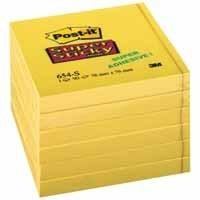 Post-It Super Stick Ultra Yellow [Pack 6] αυτοκόλλητη ετικέτα Κίτρινο 