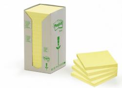 Post-It 654-1T αυτοκόλλητη ετικέτα Κίτρινο 16 τεμάχια 