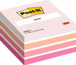 Post-It 2028-P αυτοκόλλητο χαρτί σημειώσεων Τετράγωνο Πορτοκαλί, Ροζ, Λευκός [Άσπρος] 450 φύλλα 
