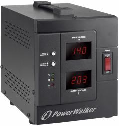 PowerWalker AVR 2000 SIV FR ρυθμιστής τάσης 110 - 280 V 2 Έξοδος [οι] εναλλασσόμενου ρεύματος Μαύρος [Μαύρο] 