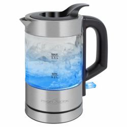 ProfiCook PC-WKS 1228 G ηλεκτρικός βραστήρας 0,5 L 1600 W Μαύρος [Μαύρο], Ανοξείδωτο ατσάλι 