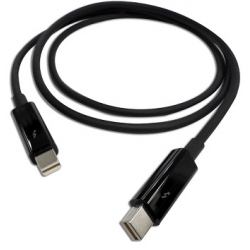 QNAP CAB-TBT10M Thunderbolt καλώδιο 1 m Μαύρος [Μαύρο] 