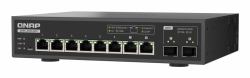 QNAP QSW-L3208-2C6T μεταγωγέας δικτύου Διαχειρίσιμος L2 10G Ethernet [100/1000/10000] Επιφάνεια Εργασίας Μαύρος [Μαύρο] 