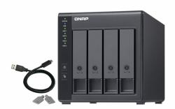 QNAP TR-004 αποθηκευτικά περιβλήματα μονάδων αποθήκευσης Πλαίσιο HDD/SSD Μαύρος [Μαύρο] 2.5/3.5" 