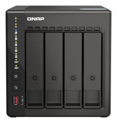 QNAP TS-453E NAS Tower Intel® Celeron® J6412 8 GB 0 TB QNAP QTS Μαύρος [Μαύρο] 