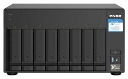 QNAP TS-832PX NAS Tower Annapurna Labs AL324 4 GB DDR4 0 TB QNAP Turbo System Αλουμίνιο [Αργύλιο], Μαύρος [Μαύρο] 