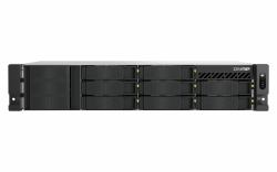 QNAP TS-855EU-8G NAS & διακομιστής αποθήκευσης Rack [2U] Intel Atom® C5125 8 GB DDR4 0 TB QuTS hero Μαύρος [Μαύρο] 