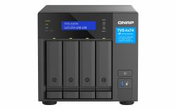 QNAP TVS-H474 NAS Tower Intel® Pentium® G7400 8 GB DDR4 0 TB QuTS hero Μαύρος [Μαύρο] 