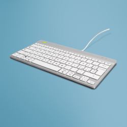 R-Go Tools RGOCOITWDWH πληκτρολόγιο Γραφείο USB QWERTY Ιταλικός Λευκός [Άσπρος]  - Γερμανική έκδοση