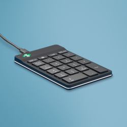 R-Go Tools RGOCONMWDBL αριθμητικό πληκτρολόγιο Παγκόσμιος USB Μαύρος [Μαύρο]  - Γερμανική έκδοση