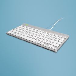 R-Go Tools RGOCOUSWDWH πληκτρολόγιο Γραφείο USB QWERTY Αγγλικός Λευκός [Άσπρος]  - Γερμανική έκδοση