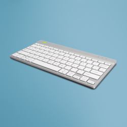 R-Go Tools RGOCOUSWLWH πληκτρολόγιο Γραφείο Bluetooth QWERTY Αγγλικά Η.Π.Α. Λευκός [Άσπρος]  - Γερμανική έκδοση