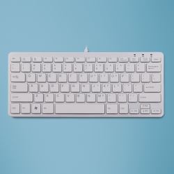 R-Go Tools RGOECQYW πληκτρολόγιο USB QWERTY Αγγλικά Η.Π.Α. Λευκός [Άσπρος]  - Γερμανική έκδοση