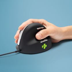 R-Go Tools RGOHELA ποντίκι Δεξιού χεριού USB Τύπου-A Οπτικός 2400 DPI 