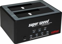 ROLINE 16.01.4122 docking station δίσκων αποθήκευσης USB 3.2 Gen 1 [3.1 Gen 1] Type-B Μαύρος [Μαύρο] 
