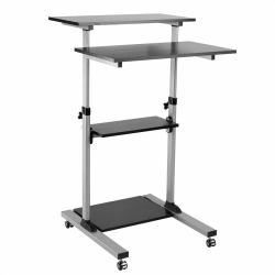 ROLINE 17.02.1547 βάση & στήριγμα All-in-One PC/workstation 60 kg Αλουμίνιο [Αργύλιο], Μαύρος [Μαύρο] 