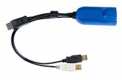 Raritan D2CIM-DVUSB-DP καλώδιο KVM Μαύρος [Μαύρο], Μπλε 