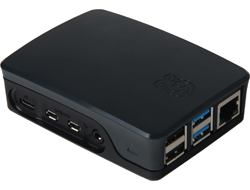 RASPBERRY PI 4B GEHUSE - SCHWARZ OFFIZIELL
