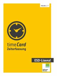 Reiner SCT timeCard time recording annual license, 25 employees, ESD, 1 year Εμπορικός 1 άδεια[ες] Electronic Software Download [ESD] 1 έτος[η] 12 μήνας[ες] 
