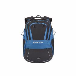 Rivacase 5225 Backpack Casual Backpack - Black, Blue Nylon - Warranty: 12M