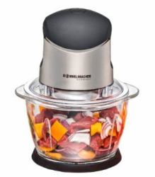 Rommelsbacher MZ 400 ηλεκτρικός κόφτης τροφίμων 1 L 400 W Μαύρος [Μαύρο], Ανοξείδωτο ατσάλι 