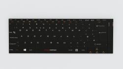 STANDIVARIUS Solo X πληκτρολόγιο Παγκόσμιος RF Wireless + Bluetooth QWERTY Αγγλικά Ηνωμένου Βασιλείου Αλουμίνιο [Αργύλιο], Μαύρος [Μαύρο]  - Έκδοση UK