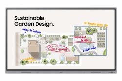 Samsung WE75FX Διαδραστικός Πίνακας 190,5 cm [75"] 3840 x 2160 εικονοστοιχεία Οθόνη αφής Γκρι HDMI 