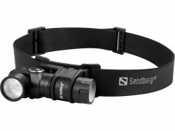 Sandberg 421-35 φακός Μαύρος [Μαύρο] Φακός κεφαλής LED 