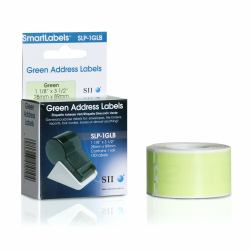 Seiko Instruments SLP-1GLB Πράσινος [Πράσινο] Αυτοκόλλητη ετικέτα εκτυπωτή 