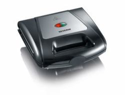 Severin 2968 2 βάφλα [-ες] 1000 W Μαύρος [Μαύρο], Xρώμιο 
