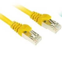 Sharkoon 0.25m Cat.6 S/FTP καλώδιο δικτύωσης Κίτρινο 0,25 m Cat6 S/FTP [S-STP] 