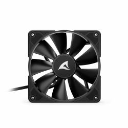 Sharkoon SilentStorm BW120 PWM Θήκη υπολογιστή Ανεμιστήρας 12 cm Μούρο 1 τεμάχια 