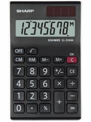 Sharp EL-310AN αριθμομηχανή Επιφάνεια Εργασίας Αριθμομηχανή με οθόνη Μαύρος [Μαύρο], Λευκός [Άσπρος] 