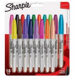 Sharpie Fine μαρκαδόρος 18 τεμάχια Λεπτής γραφής Πολύχρωμο 