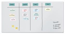 Sigel GL525 μαγνητικός πίνακας Γυαλί 2000 x 1000 mm Λευκός [Άσπρος] 
