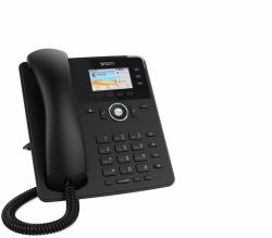 Snom Tischtelefon D717 IP τηλέφωνο Μαύρος [Μαύρο] 3 γραμμές TFT 