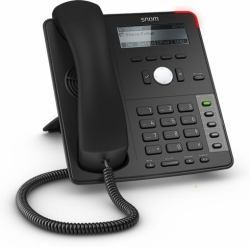 Snom D712 IP τηλέφωνο Μαύρος [Μαύρο] 4 γραμμές 