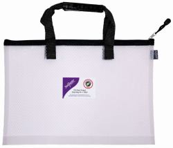 Snopake EVA Mesh HC Project Zippa Bag A4++ Black- 1 Bag