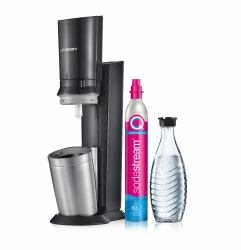 SodaStream Crystal 3.0 Μέταλο, Ανοξείδωτο ατσάλι Μαύρος [Μαύρο] 